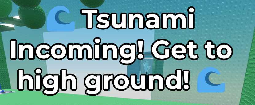 tsunami alert warning players
